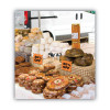 Die Cut Paper Signs, 5.25 x 5.25, Square, Assorted Colors, Pack Of 48 Each