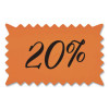 Write-On "Do It Yourself" Sign, Rectangular Burst, Die-Cut Paper, 10.13 x 6.38, Assorted Fluorescent Colors, 36/Pack