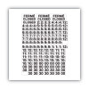 Business Hours Sign Kit, 15 X 19, Red