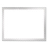 Foil Border Certificates, 8.5 X 11, White/Silver With Braided Silver Border,15/Pack