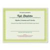 Foil Border Certificates, 8.5 X 11, Ivory/Gold With Channel Gold Border, 12/Pack