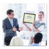 Foil Border Certificates, 8.5 X 11, Ivory/Gold With Channel Gold Border, 12/Pack