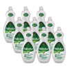 Pure + Clear Dishwashing Liquid, Spring Fresh Scent, 32.5 Oz Bottle, 9/Carton