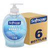 Softsoap Liquid Hand Soap Pumps, Fresh Breeze Scent, 7.5 Oz, 6/Carton