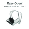 Premier Easy Open Clearvue Locking Slant-D Ring Binder, 3 Rings, 2" Capacity, 11 X 8.5, White