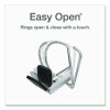 Premier Easy Open Clearvue Locking Slant-D Ring Binder, 3 Rings, 4" Capacity, 11 X 8.5, Black