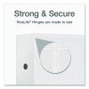 Premier Easy Open Clearvue Locking Slant-D Ring Binder, 3 Rings, 5" Capacity, 11 X 8.5, White