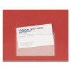 Hold It Poly Business Card Pocket, Top Load, 3.75 x 2.38, Clear, 10/Pack
