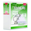 Xtralife Clearvue Non-Stick Slant-D Ring Binder, 3 Rings, 4" Capacity, 11 x 8.5, White
