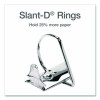 Xtralife Clearvue Non-Stick Slant-D Ring Binder, 3 Rings, 4" Capacity, 11 x 8.5, White