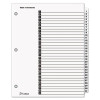 Onestep Printable Table Of Contents And Dividers, 31-Tab, 1 To 31, 11 x 8.5, White, White Tabs, 1 Set