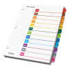 Onestep Printable Table Of Contents And Dividers, 12-Tab, Jan. To Dec., 11 x 8.5, White, Assorted Tabs, 1 Set