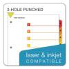 Onestep Printable Table Of Contents And Dividers - Double Column, 24-Tab, 1 To 24, 11 X 8.5, White, 1 Set