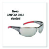 Hulk Hk1 Series Safety Glasses, Smoke/Red Full Frame, Mirrored Silver Dual Lens