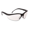 Klondike Safety Glasses, Matte Black Half Frame, Clear Dual Anti-Fog Lens