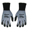 Ninja Nitrile Coating Nylon/Spandex Gloves, X-Large, Black/Gray, 12 Pairs