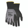 Ninja Nitrile Coating Nylon/Spandex Gloves, X-Large, Black/Gray, 12 Pairs