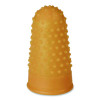 Fingertip Pads, Size 11, Small, Amber, 12/Pack