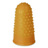 Fingertip Pads, Size 13, Extra Large, Amber, 12/Pack