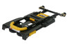2-In-1 Folding Hand Truck, 300 Lb Capacity, 17" x 30.5" x 33.5", Black/Yellow