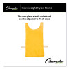 Heavyweight Pinnies, Nylon, One Size, Gold, 1/Dozen