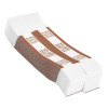 Currency Straps, Self-Adhesive, Fifties, $5,000 Strap, Brown/White, 1,000/Pack