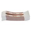 Currency Straps, Self-Adhesive, Fifties, $5,000 Strap, Brown/White, 1,000/Pack