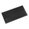 Tuff-Spun Foot-Lover Diamond Surface Mat, Rectangular, Black Diamond Embossed Surface, 24" x 36"