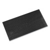 Tuff-Spun Foot-Lover Diamond Surface Mat, Rectangular, Black Diamond Embossed Surface, 36" x 60"