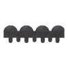Yoga-Flex, Rectangular, Black High/Low Bubble Surface, 36" x 48"