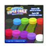 Super Chalk, 1" x 2.8" Diameter, 10 Assorted Colors, 10 Pucks/Box