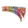 Classic Color Crayons, Classic Flip-Top Box With Built-In Sharpener, Regular Size, 0.31" x 3.63", 96 Assorted Colors, 96/Pack