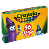 Classic Color Crayons, Classic Flip-Top Box With Built-In Sharpener, Regular Size, 0.31" x 3.63", 96 Assorted Colors, 96/Pack