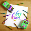 Colors Of Kindness Crayons, Regular Size, 0.31" x 3.63", 24 Assorted Colors, 24/Pack