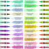 Colors Of Kindness Crayons, Regular Size, 0.31" x 3.63", 24 Assorted Colors, 24/Pack