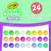 Colors Of Kindness Crayons, Regular Size, 0.31" x 3.63", 24 Assorted Colors, 24/Pack