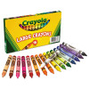 Large Crayons, Tuck Box Packaging, Large Size, 0.44" x 4", 16 Assorted Colors, 16/Pack