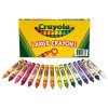 Large Crayons, Tuck Box Packaging, Large Size, 0.44" x 4", 16 Assorted Colors, 16/Pack
