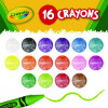 Jumbo Crayola Crayons, Jumbo Size, 0.56" x 5", 16 Assorted Colors, 16/Box