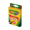 Classic Color Crayons, Peggable Retail Packaging, Regular Size, 0.31" x 3.63", 16 Assorted Colors, 16/Pack