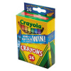 Classic Color Crayons, Peggable Retail Packaging, Regular Size, 0.31" x 3.63", 24 Assorted Colors, 24/Pack