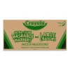 Crayon And Ultra-Clean Washable Marker Classpack, Large Size, 0.44" x 4", 8 Assorted Colors, 128 Crayons, 128 Markers