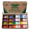 Crayons And Markers Combo Classpack, Eight Colors, 256/Set