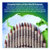 Colors Of The World Crayons Classpack, Assorted Colors, 480/Pack