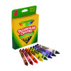 Triangular Crayons, Regular Size, 0.5" x 4", 8 Assorted Colors, 8/Pack