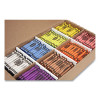 Classpack Crayons, Regular Size, 0.31" x 3.63", 8 Assorted Colors, 800/Box
