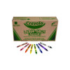 Classpack Crayons, Large Size, 0.44" x 4", 8 Assorted Colors, 400/Pack