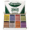 Jumbo Classpack Crayons, Jumbo Size, 0.56" x 5", 8 Assorted Colors, 200/Pack