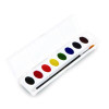 Watercolors, 8 Assorted Colors, Palette Tray