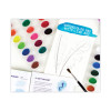 Washable Watercolors, 16 Assorted Colors, Palette Tray